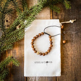 Steel & Clover - Chinchaga Wooden Bead Bracelet π¨π¦