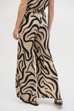 Joseph Ribkoff - Gauze Abstract Print Wide Leg Pants π¨π¦