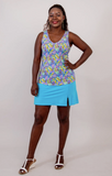 Blue Sky - Melly Skort, Turquoise, Bamboo