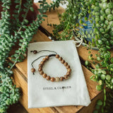 Steel & Clover - Chinchaga Wooden Bead Bracelet π¨π¦