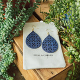 Steel & Clover - Dimsdale Retro Drop Wooden Earring π¨π¦