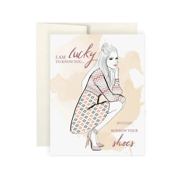 Lucky Shoes Greeting Card - Friendship 🇨🇦