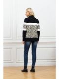 Orange Fashion Village - Animal Mock Neck Sweater 🇨🇦