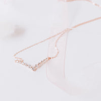 Sweet Three Designs - Crystal V Necklace 🇨🇦