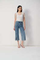 Joseph Ribkoff - Culotte Jeans With Embellished Front Seam 🇨🇦