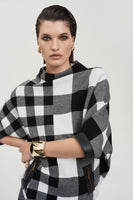 Joseph Ribkoff - Plaid Jacquard Knit Sweater 🇨🇦