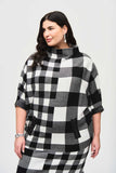 Joseph Ribkoff - Plaid Jacquard Knit Sweater 🇨🇦