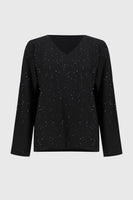 Joseph Ribkoff - Sequined Sweater Knit Boxy Top 🇨🇦