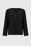 Joseph Ribkoff - Sequined Sweater Knit Boxy Top 🇨🇦