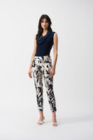 Joseph Ribkoff - Millennium Tropical Print Slim Fit Pants