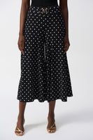 Joseph Ribkoff - Silky Knit Dot Print Pull-On Culotte Pants 🇨🇦