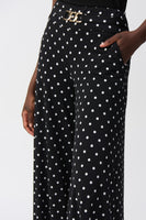 Joseph Ribkoff - Silky Knit Dot Print Pull-On Culotte Pants 🇨🇦