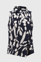 Joseph Ribkoff - Silky Knit Abstract Print Sleeveless Top