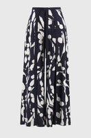 Joseph Ribkoff - Silky Knit Abstract Print Wide Leg Pants 🇨🇦