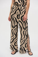 Joseph Ribkoff - Gauze Abstract Print Wide Leg Pants 🇨🇦