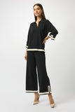 Joseph Ribkoff -Sweater Knit Colour Block Top