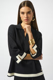 Joseph Ribkoff -Sweater Knit Colour Block Top