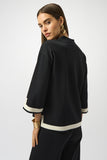 Joseph Ribkoff -Sweater Knit Colour Block Top