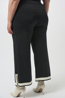 Joseph Ribkoff - Sweater Knit Colour Block Culotte Pants