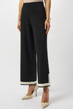 Joseph Ribkoff - Sweater Knit Colour Block Culotte Pants