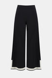 Joseph Ribkoff - Sweater Knit Colour Block Culotte Pants
