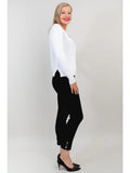 Blue Sky Clothing Company - Jessica Sweater - White- Bamboo Cotton 🇨🇦