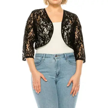 Carly -  Plus Size Open Cardigan
