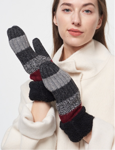 Striped Mittens