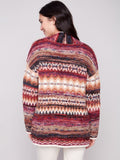 Charlie B - Space Dye Jacquard Cardigan