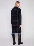 Charlie B - Long Plaid Knit Coatigan