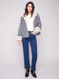 Charlie B - Chevron Boucle Short Jacket