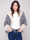 Charlie B - Chevron Boucle Short Jacket