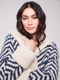 Charlie B - Chevron Boucle Short Jacket