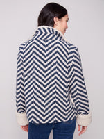 Charlie B - Chevron Boucle Short Jacket
