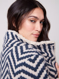 Charlie B - Chevron Boucle Short Jacket