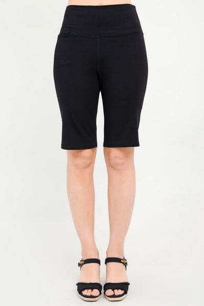 Blue Sky - Leslie Shorts, Black, Bamboo