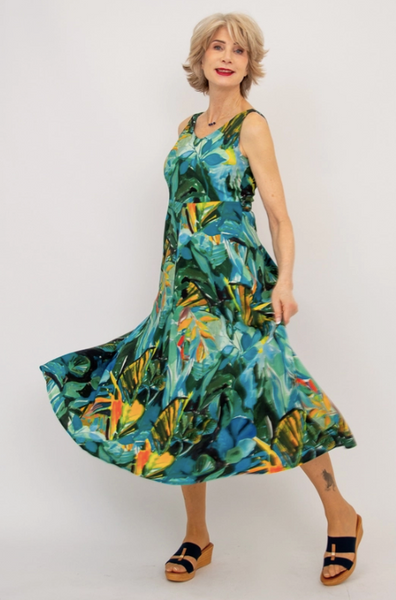 Blue Sky - Coraline Dress, Greenroom, Linen Bamboo
