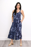Blue Sky - Joanna Jumpsuit, Indigo Mood, Linen Bamboo