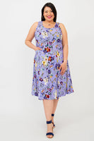 Blue Sky - Avery Dress, Lovalie, Linen Bamboo 🇨🇦