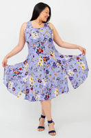 Blue Sky - Avery Dress, Lovalie, Linen Bamboo 🇨🇦