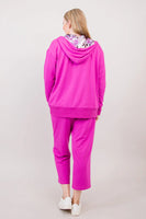 Blue Sky - Pink Cotton Hoodie