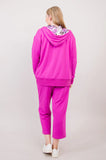 Blue Sky - Pink Cotton Hoodie