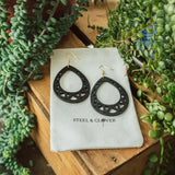 Steel & Clover - Valhalla Hoop Wooden Earrings 🇨🇦