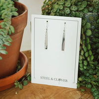 Steel & Clover - Classic Bar Earring 🇨🇦