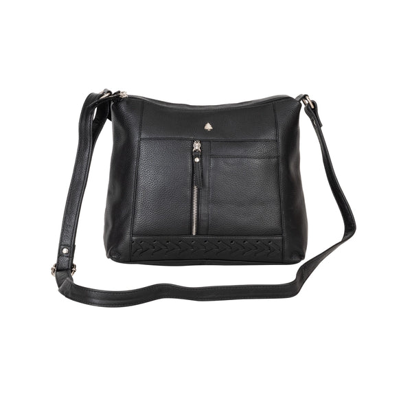 Greenwood Leather - Elegant Leather Crossbody Bag Tressa