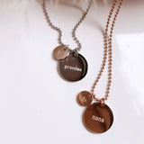 Sweet Three Designs - Coin Charm Necklace 🇨🇦