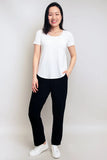 Claire Pant, Black, Bamboo