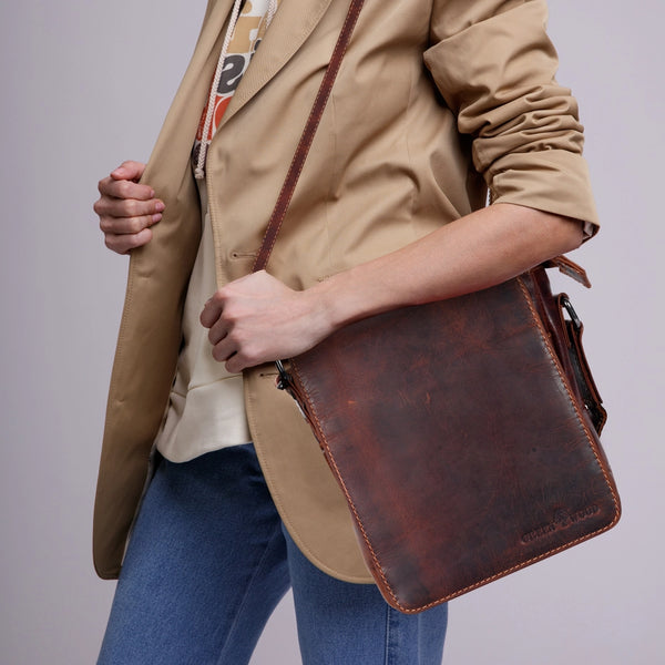 Greenwood - Leather Shoulder Bag Luna