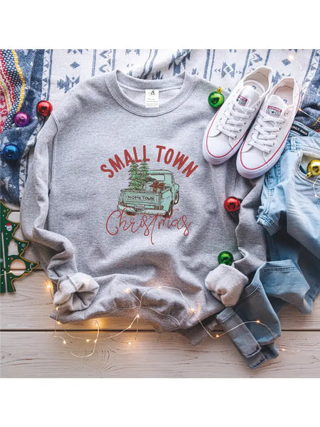 Small Ambition - Small Town Christmas Classic Crew Neck Sweatshirt
