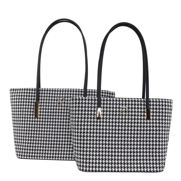 Hound's-tooth Purse